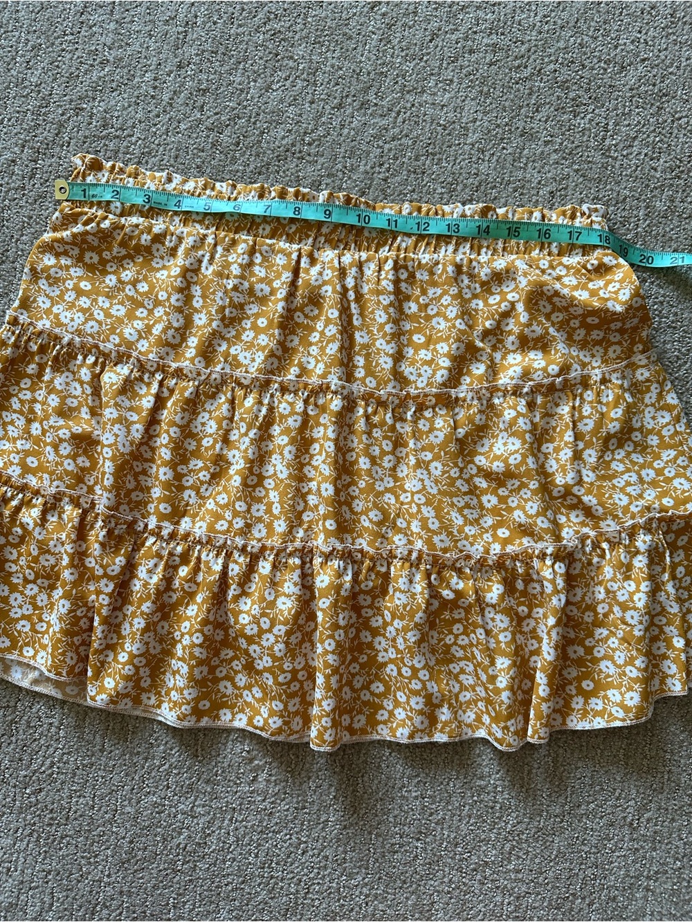 Tiered Floral Mini Skirt XL CLEO Women’s - Picture 6 of 8